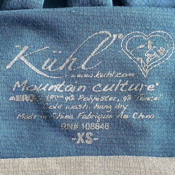 Kuhl Tank Dress Womens Extra Small Blue Prima Knit Aerosoft Sleeveless A-line - Picture 2 of 12